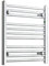 companyblue 550mm Wide Straight Chrome Heated Towel Rail Radiator Ladder Bathroom Warmer (600 x 550 mm)