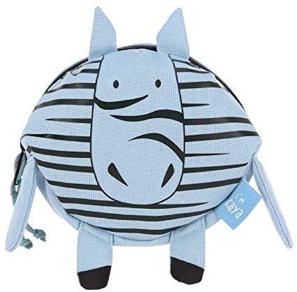 LÄSSIG Kinder Bauchtasche Gürteltasche ab 3 Jahre/Mini Bum Bag About Friends, Kaya Zebra, 14 cm