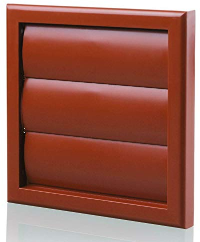 100 mm Plastic Ducting Air Inlet/Air Outlet Gravity Shutters for Extractor Fans MVHR Unit HVAC Passive Ventilation Positive Input Air Conditioning Tumble Dryer Air Flow External Ventilation Cover