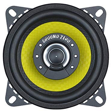 Ground Zero Lautsprecher GZTF 4.0X 200W 100 mm 2 Wege Koax kompatibel mit Audi 80 B3 1986-1995 Armaturenbrett vorne