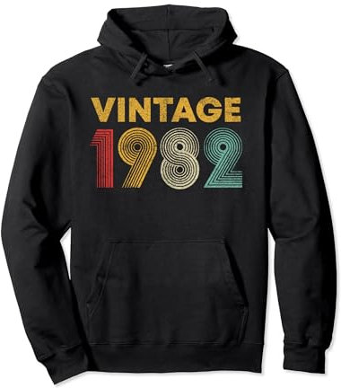 43 Ans Anniversaire Homme Femme Humour Cadeau Vintage 1982 Sweat à Capuche