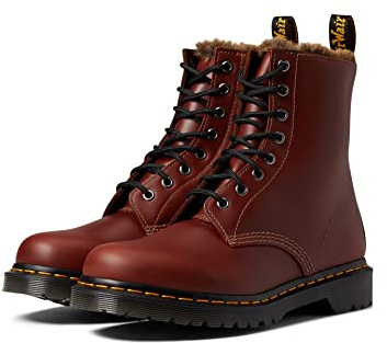 Dr. Martens Schnürstiefel Herren Dunkelgrau Neu 1460 Größe 43 EU Braun (Dunkelbraun)