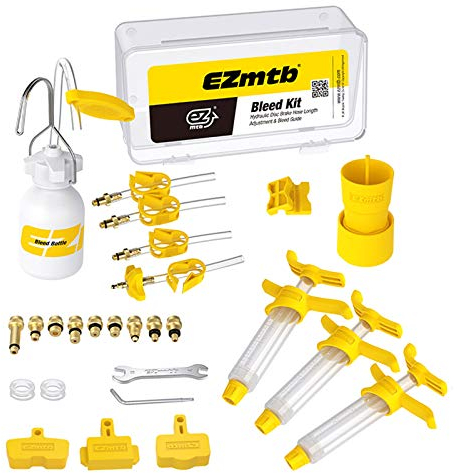 WingFly Entlüftungsset Fahrradbremsen Mineralöl für Hydraulische Bremsentlüftungskit Entlüftungskit für Shimano, Magura, Tektro (2021PRO)