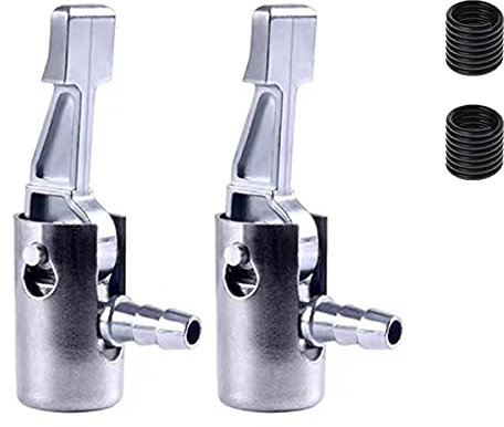 NA 2 Pcs Tire Air Chucks Car Air Pump Thread Nozzle Adapter Tire Inflator Valve Connector for Car Truck Tire Inflation Accessories