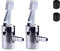 NA 2 Pcs Tire Air Chucks Car Air Pump Thread Nozzle Adapter Tire Inflator Valve Connector for Car Truck Tire Inflation Accessories