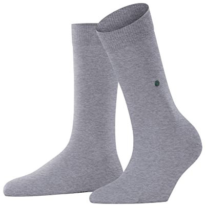 Burlington Damen Socken Lady W So Baumwolle einfarbig 1 Paar, Grau Arctic Melange 3221, 36-41