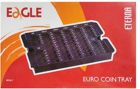 Vassoio contamonete, portamonete da banco euro coin tray Wiler PM08E