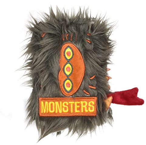 Harry Potter Monster Book Crinkle Pet Toy | Wizarding World Inspired Dog Toy | Fuzzy and Crinkly Multisensory Plush