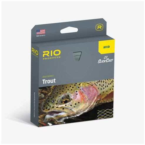 RIO Products Avid Forut Series – Grand, schwimmende Fliegenschnur für Forelle, Blassgrün, WF6F