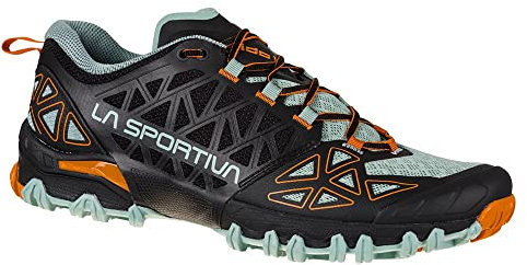 LA SPORTIVA M Bushido Ii Schwarz - Technischer komfortabler Herren Berglaufschuh, Größe EU 47 - Farbe Black - Hawaiian S