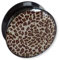 viva-adorno 1 Stück Flesh Plug Tunnel Acryl Schraubverschluss Leopard Animal Print 4-24mm Z554, D3 18mm