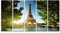 Prime Bild auf Leinwand Eiffelturm Paris Wandbild Poster Kunstdruck Bilder