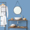 K&L Wall Art Pintura mate para paredes interiores de color azul, protección de pared moderna, 2,5 litros, azul océano