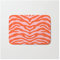 Tapis Entrée Imprimé Animal Sauvage Zèbre Orange Et Rose, Tapis De Sol D'Intérieur Anti-Saleté Tapis De Douche Lavable Paillasson pour Intérieur Cuisine Déco 40X60Cm