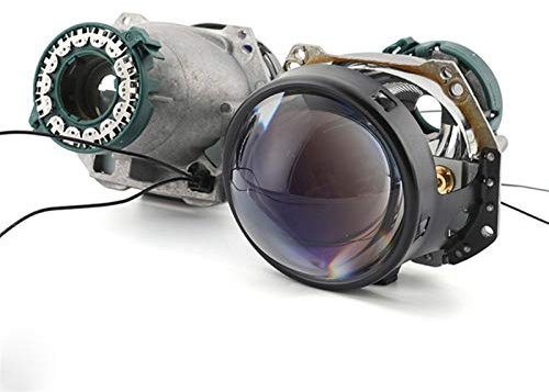 Angel Eyes LED Angel Eyes Full Metal D1S D2S D3S D4S D4S BI-XENON Scheinwerfer Linsen blau für Hella 3R G5 Light Light Regler