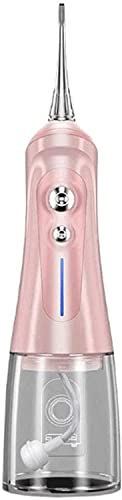 GeRRiT Limpiador de Dientes Agua Dental Flosser Inalámbrico, Portátil Inalámbrico Impermeable Agua Flossers for Dientes con 6 Modos y Carga USB, Boquilla Giratoria de 360°, for Limpieza de Dientes