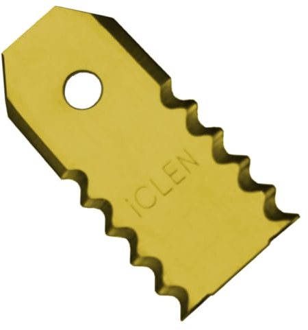 15 XXL Ersatzmesser Ersatzklingen für Sichelmäher in patentierte WAVE-Cut Technologie, TiNi, mit Schrauben