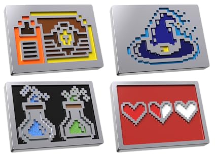 HyperX Badge Pack – Swappable Magnetic Badges, Alloy Rise Compatible, Hard Enamel Material, Keyboard Personalization