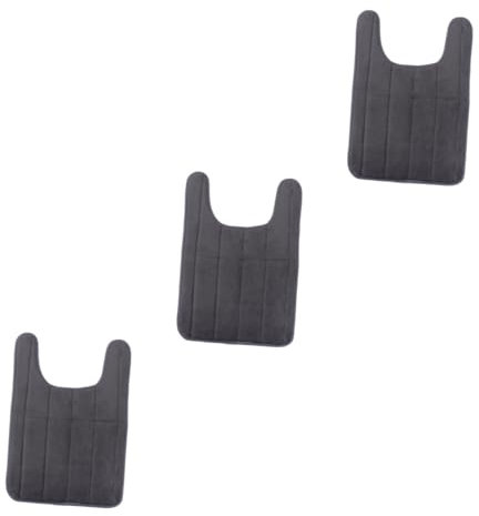 Cabilock 3st Bodenmatte Mit Langsamem Rückprall Teppiche Badteppich Badematten Für Badezimmer Badvorleger B084zm7j1q Badezimmermatten Toilettenvorleger rutschfeste Badematte Graue Badematte