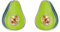 Avocado Frucht Silber Ohrstecker 925 Sterling Silber Grün Emaille Ohrring Geschenk für Mädchen Party Schmuck