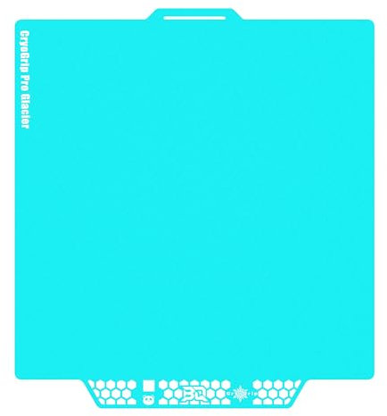 BIQU CryoGrip™ Pro Glacier Panda Build Plate for Bambu-Lab P1S P1P X1C X1E A1 3D Printers, Double Side Fine Textured Spring Steel Sheet, Firm Adhesion, 257 x 257 mm, 1 pezzo