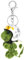 MWOOT Mignon Porte clés Peluche douce Tortue Pendentif Porte clés Personnalisé Voiture Porte clés Sac à dos Sac à main Charmes Cadeau pour femmes et filles, Blanc