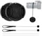 2pcs Bouchon d'Objectif, Clipser pour objectifs d'appareil Photo Avant élastique Cache Objectif pour Appareils Nikon pour Nikon D3000 D3100 D3200 D3300 D5000 D5100, Bouchon d'objectif Universel (58mm)