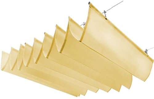 ZXHKZDX Personalizzabile Esterno Vela Parasole A Onda Retrattile Scorrevole,Copertura Pergola A Baldacchino, Telo Telone Ombra Ombreggiante con Ferramenta