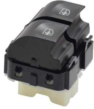 Kakulkomen 254118044R 254117873R Interruptor de elevalunas eléctrico Compatible con Renault Kangoo Trafic Clio MK IV Dacia Lodgy Dokker