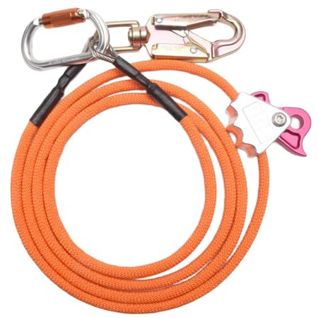 Jrudjsnhhty Steel Wire Core Flip Line Kit Adjustable Climbing Positioning Rope for Arborists Climbers Tree Climbers Outdoors