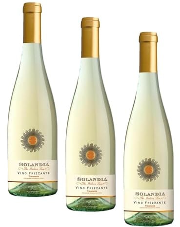 Solandia Frizzante Bianco Trevenezie IGT - Vino Bianco, 750 ml (Confezione da 3)