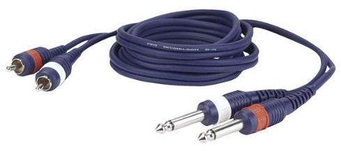 DAP Audio 2 Mono Jack to 2 RCA Connector 150cm