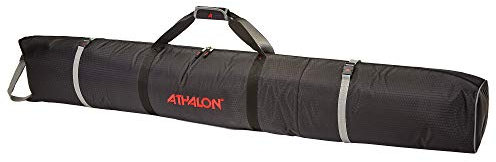 Athalon Double Padded Ski Bag (Black, 180cm)