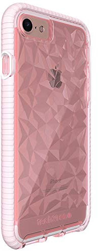 tech21 Evo Gem Phone Case Cover For iPhone 8 / iPhone 7 / iPhone SE 2020 / iPhone SE 2022 - Rose Tint/Clear