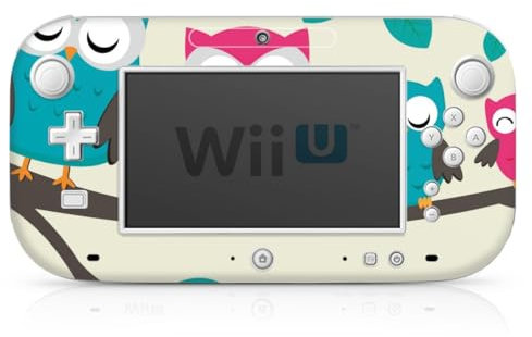 DeinDesign Skin kompatibel mit Nintendo Wii U Gamepad Folie Sticker Eule Kinder