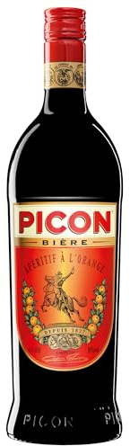 PICON Bière - Aperitif aus Frankreich mit fruchtiger Orange, Botanicals und Karamell - zum Mixen mit Bier oder Wein - 18% vol. - 1 x 1 Liter