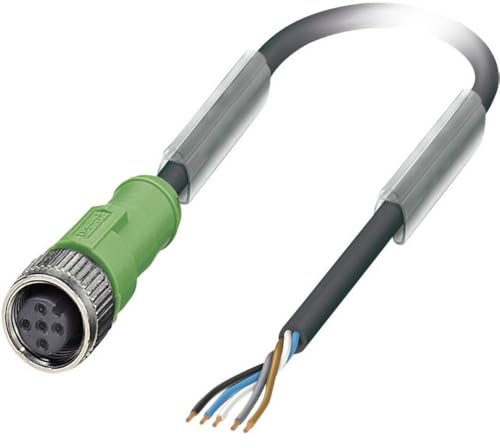 Phoenix Contact SAC, 5-polig Sensor-Betätigungselementkabel, Gerade Buchse 5 / Nicht abgeschlossen, Länge 3 m