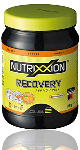 NUTRIXXION® | Recovery Drink mit BCAA & Peptide, Regenerationsgetränk nach dem Sport, Energy Drink, Orange | 700 g