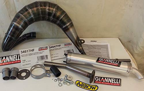 Auspuff Giannelli Erweiterung BETA RR 50 ENDURO '05/08 - Artikelnummer 34647HF+34617HF