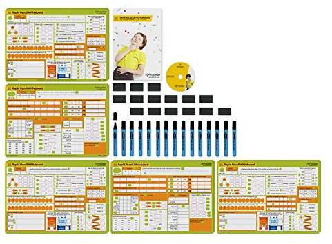 Propeller Education C004P30 Whiteboards Year 4 Kit – A3 Size, Double-Sided Boards for Drywipe and Whiteboard Pens (Pack of 15)