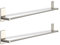 2 x Hakenleiste TALIDA Edelstahl selbstklebend mit 3M Klebepad (Länge: 735 mm/Stangen-Ø 12 mm) inkl. 3 S-Haken für Küche und Bad Relingset von SO-TECH®