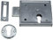 Riegelschloss 150P Dornmaß 60 Kastenmaß 100 x 87 x 16,5 mm mit 4 Befestigungslöchern zum Aufschrauben
