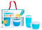 Munchkin Nibbles & Giggles Toddler Gift Set, Includes 10oz Miracle 360 Cup and Snack Catcher, Blue