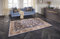 Elle Decoration Keshan Maschad Orientalischer Teppich - Kurzflor Vintage-Look Orientalisch Orient Klassischer Orientteppich für Wohnzimmer Esszimmer Flur oder Schlafzimmer Navy Blau, 160x230cm