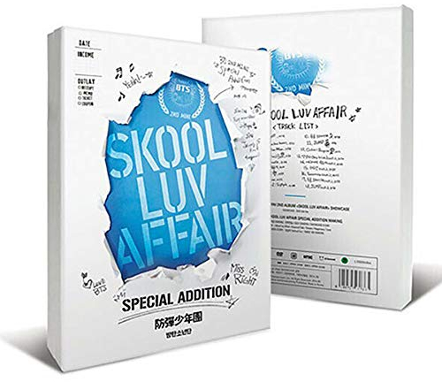 BTS [SKOOL LUV AFFAIR] 2nd Mini Album SPECIAL ADDITION 1ea CD+2ea DVD+1ea Photo Book+1ea Photo Card+TRACKING CODE K-POP SEALED