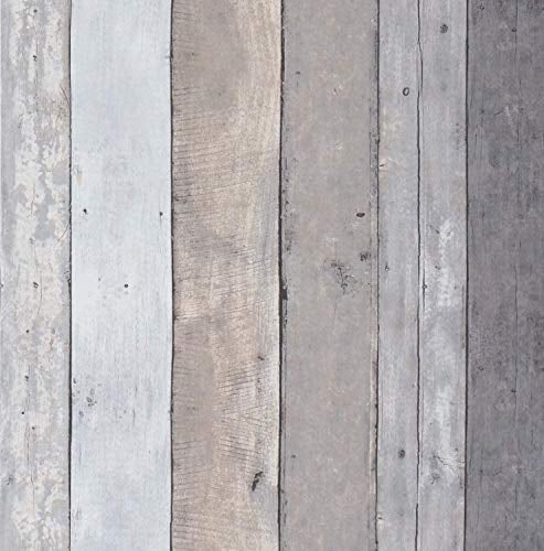 Grau Holzmaserung Klebefolie Grau Möbelfolie 44cm X 10m Wandtapete Holzoptik Selbstklebende Tapete Klebefolie Wandtattoo Möbel Klebefoliee Für Wand Schrank Tisch Zimmer Küchen Möbel Folie Vinyl