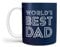 FOCO World's Best Dad Football Club Mug Premier League (Scotland)