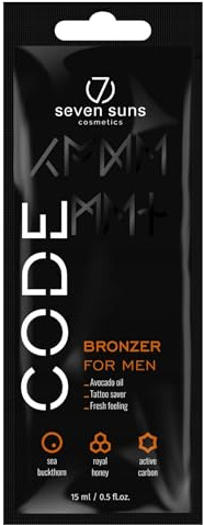 7suns Code Bronzer für Männer, mittlerer Hautton, synthetisch, 250 ml