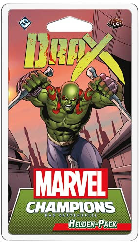 Fantasy Flight Games, Marvel Champions: LCG – Drax, Helden-Erweiterung, Expertenspiel, Kartenspiel, 1-4 Spieler, Ab 14+ Jahren, 60+ Minuten, Deutsch, Mehrfarbig, Bunt
