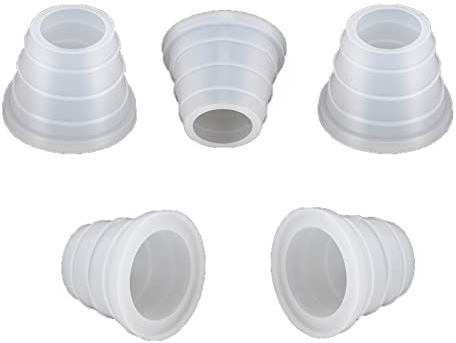 Kitosun Joints pour Foyer Chicha Narguilé – Excellent joints pour l'argile la céramique la pierre Foyers le narguilé 100% silicone naturel, épais, durable, ne glisse pas (Lot de 5)